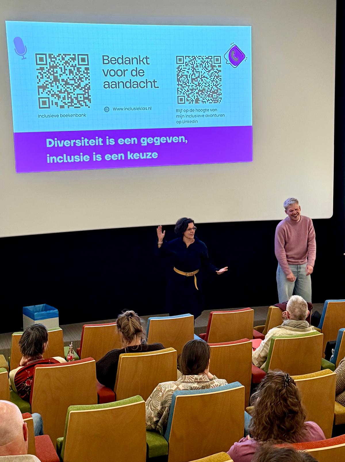 Collegezaal en presentatie