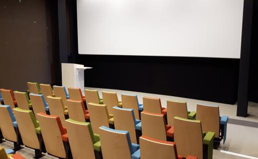 Interieur filmzaal van ZICHT
