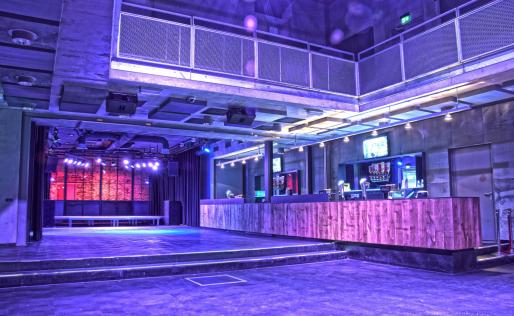Interieur zaal van Poppodium Volt