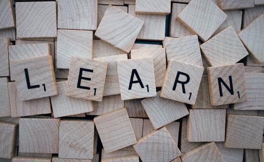 Letter learn in scrabble