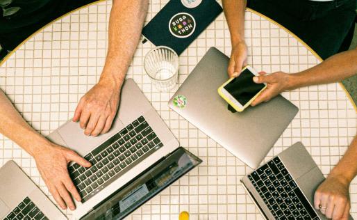 Werken met laptops